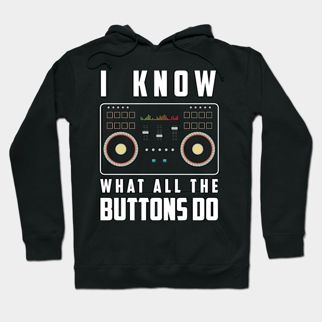 DJ Techno Hoodie by TeddyTees